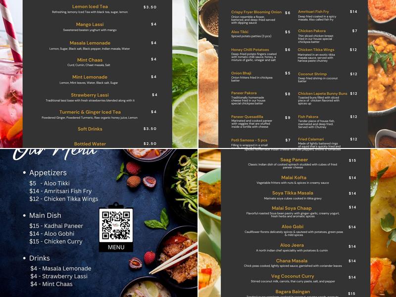 Spices of Himalaya Menu