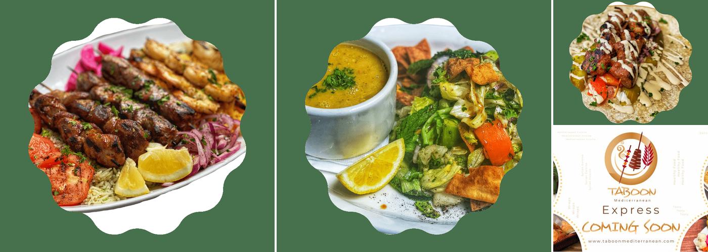 Taboon Mediterranean Express Menu