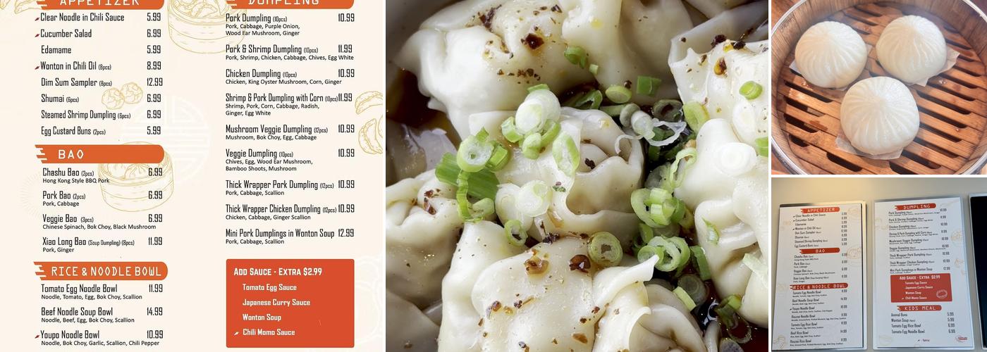Dumpling Kitchen Menu