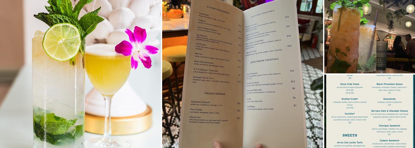 Ay Papi Menu