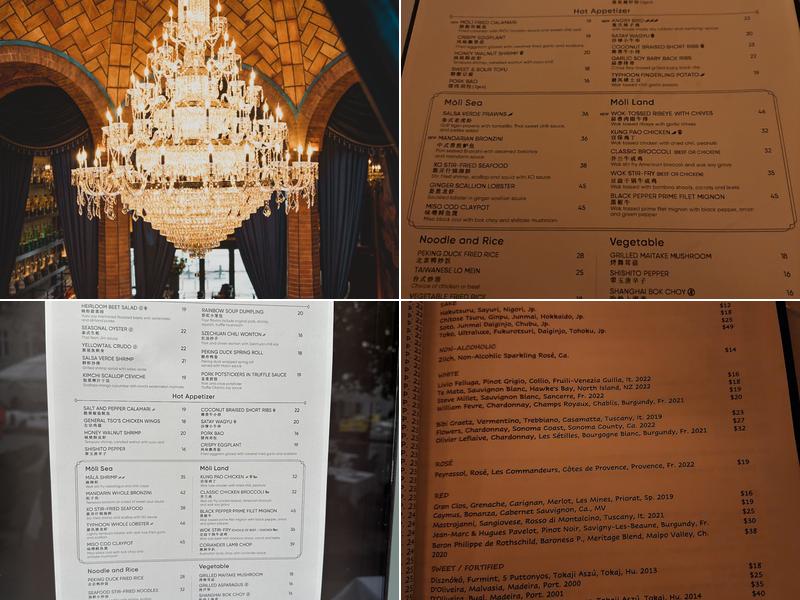 MŌLÌ Menu