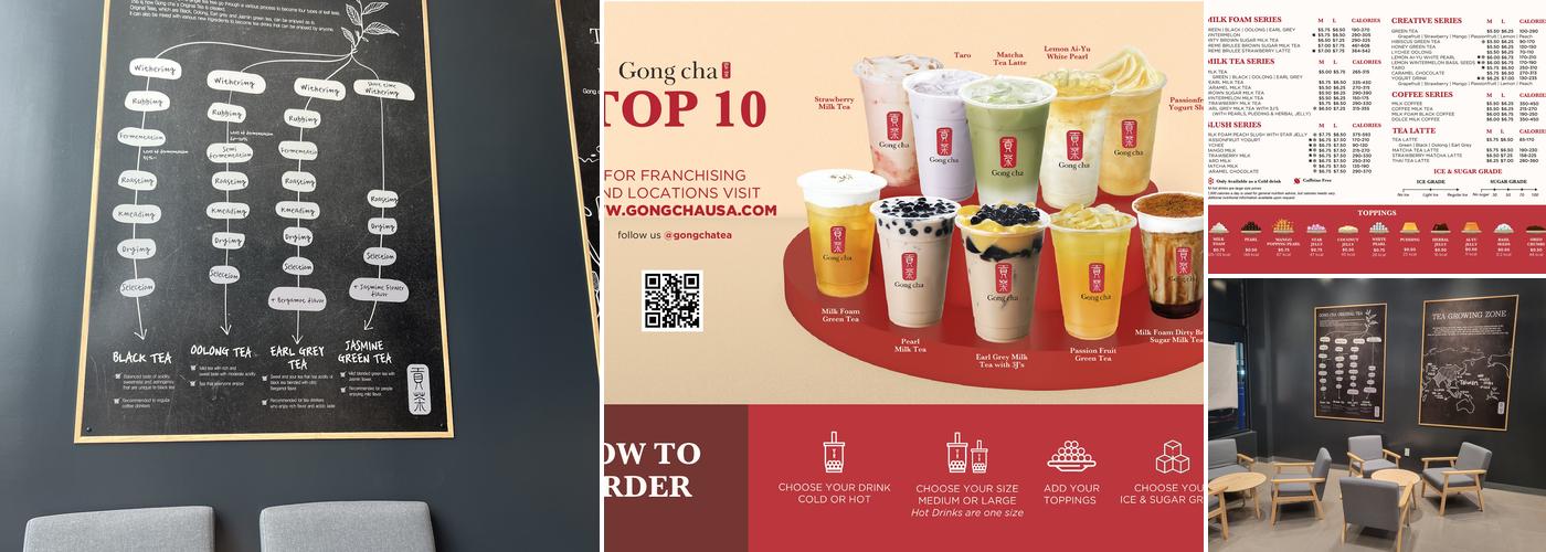 Gong Cha Menu