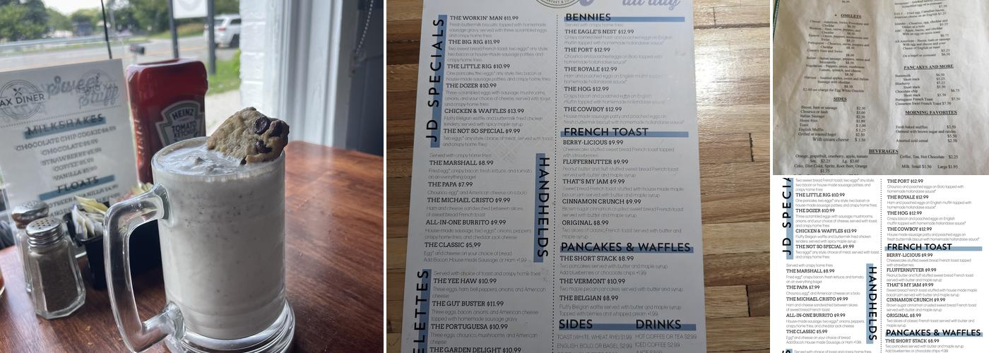 Jax Diner Menu