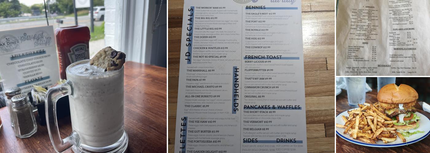 Jax Diner Menu