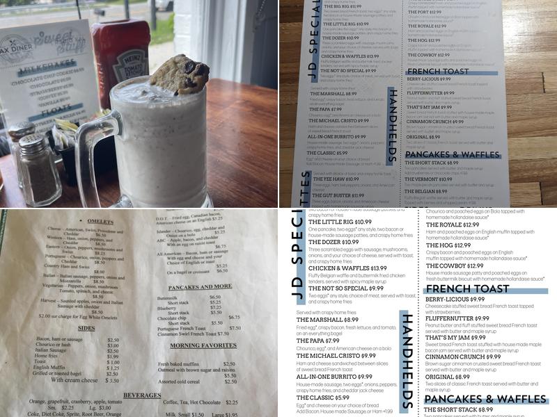 Jax Diner Menu