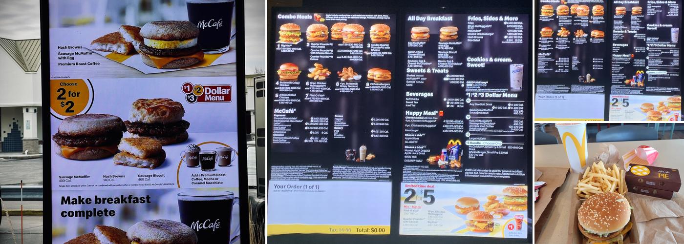 McDonald's Menu