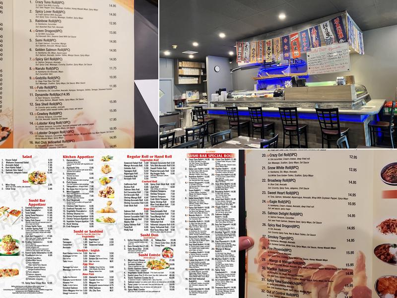 Yu Sushi Menu