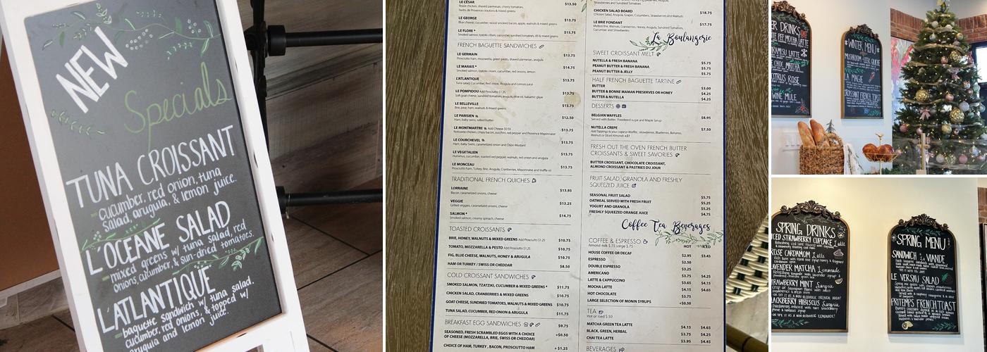 Le Petit Paris Cafe Southside Menu