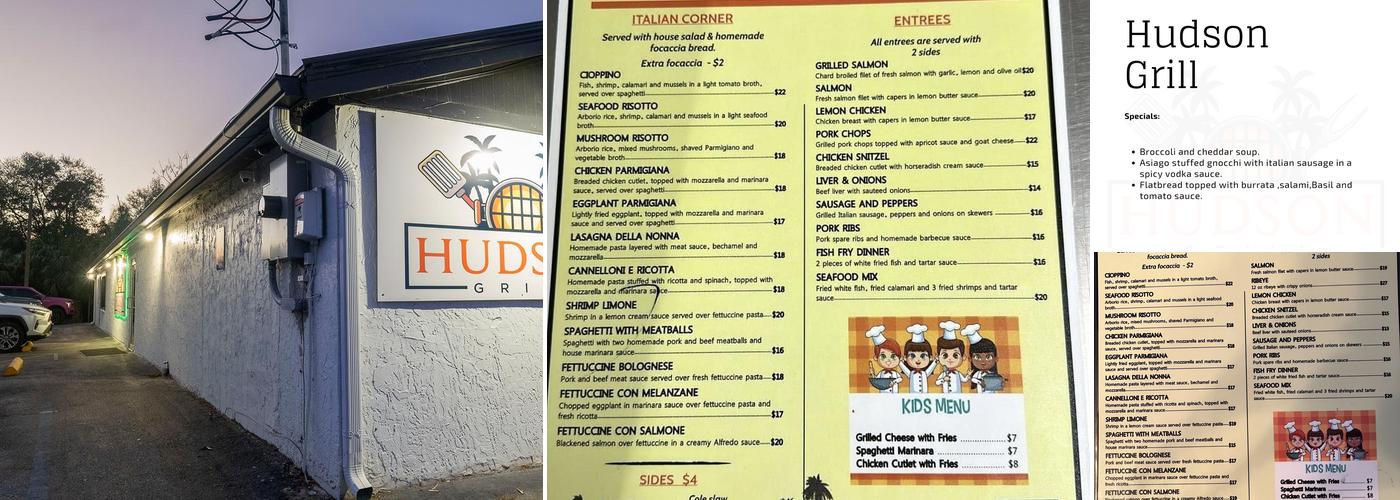 Hudson Grill Menu