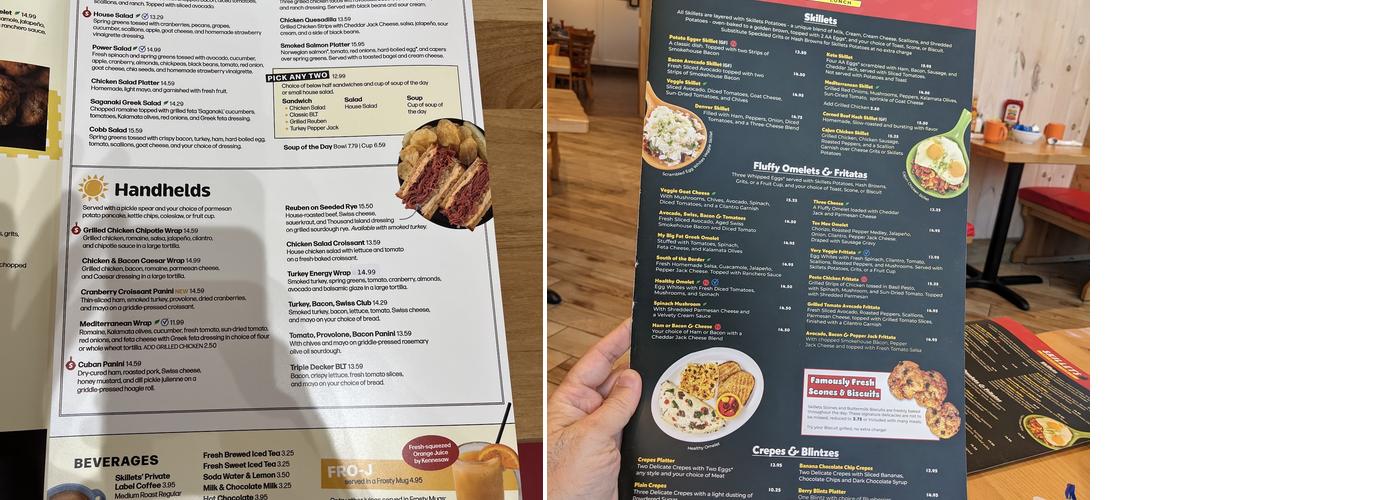 Skillets - Delray Marketplace Menu