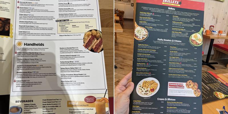 Skillets - Delray Marketplace Menu