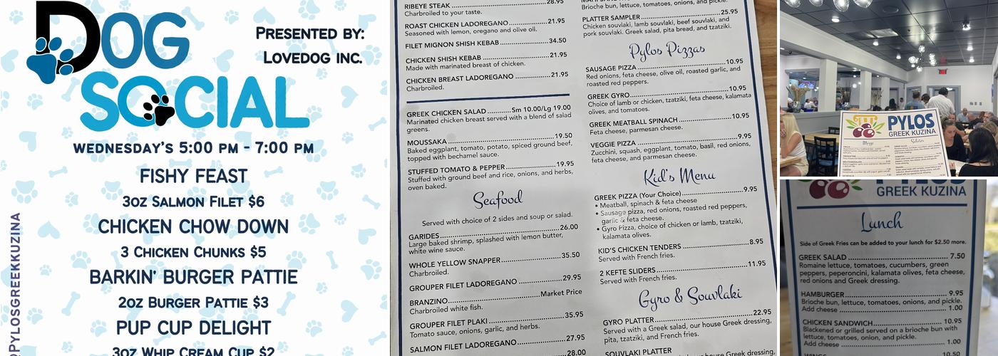 Pylos Greek Kuzina Menu