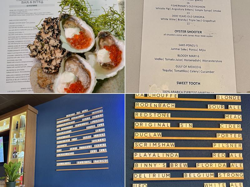 Wine 4 Oysters Dr Phillips Menu