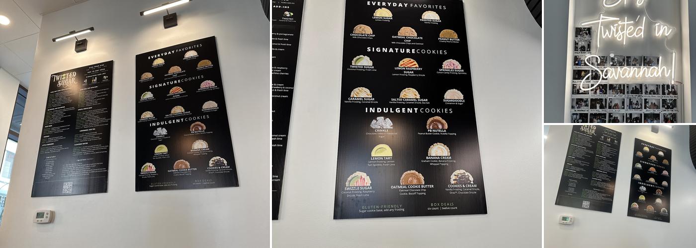 Twisted Sugar Menu
