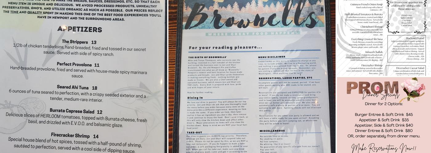 Brownells' Menu