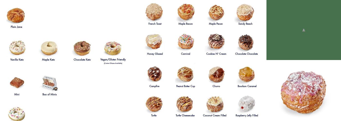 Parlor Doughnuts Menu