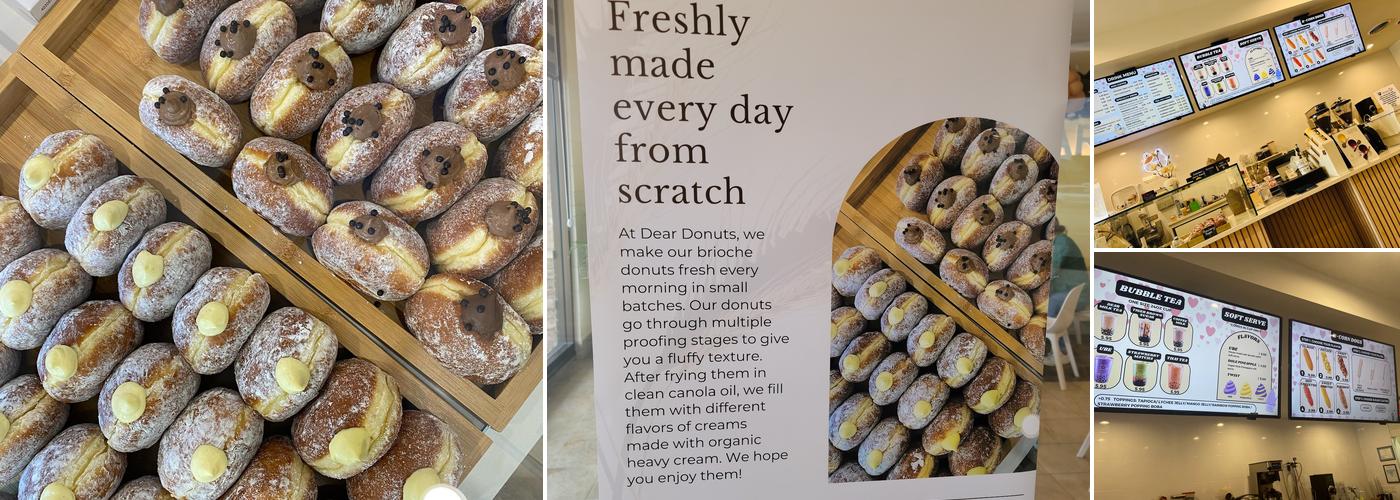 Dear Donuts Menu