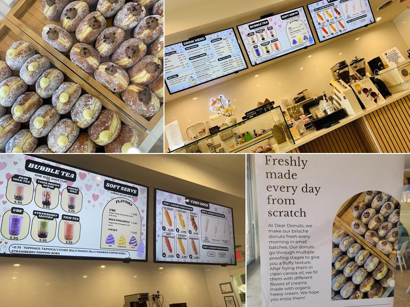 Dear Donuts Menu