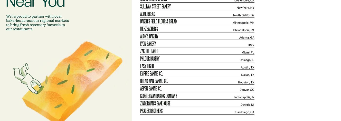 sweetgreen Menu
