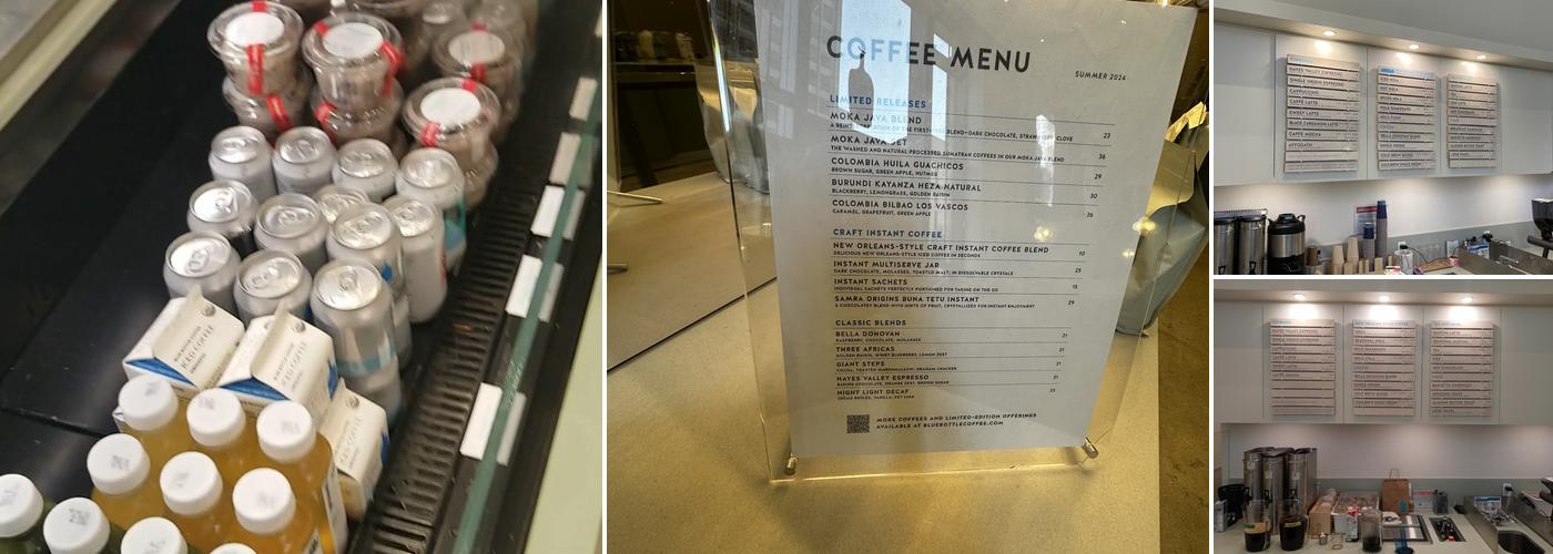 Blue Bottle Coffee Menu