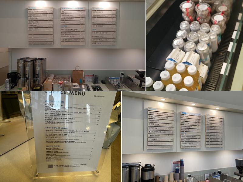 Blue Bottle Coffee Menu