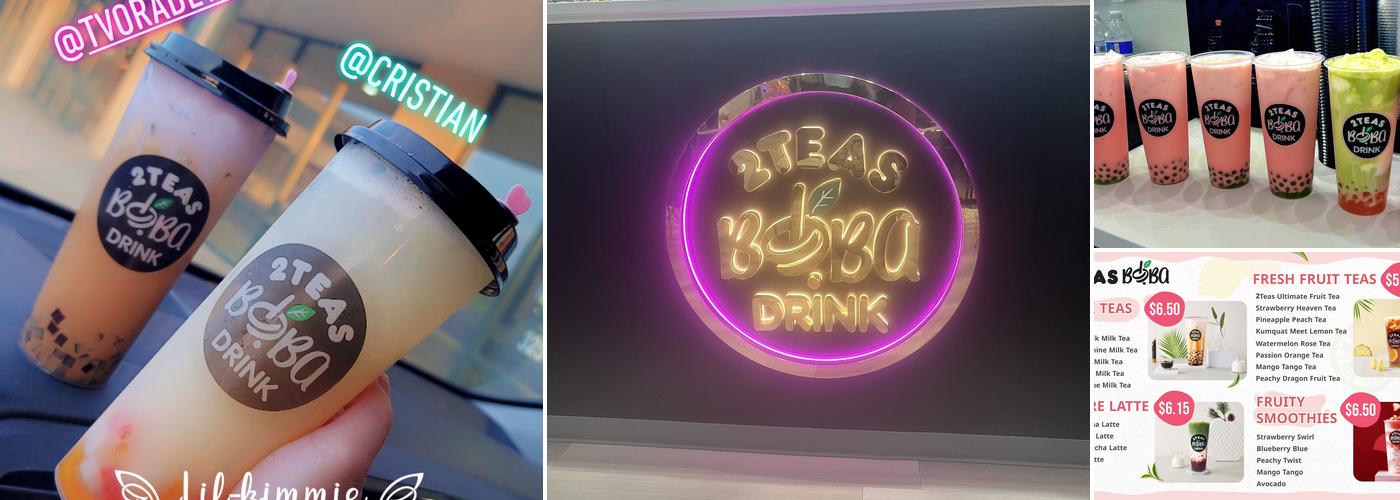 2Teas Boba Menu