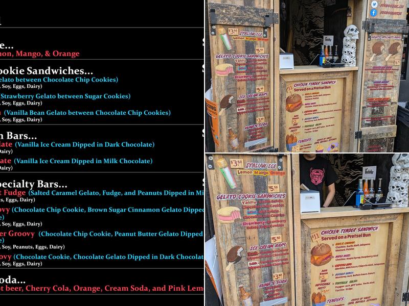 Voodoobar Menu
