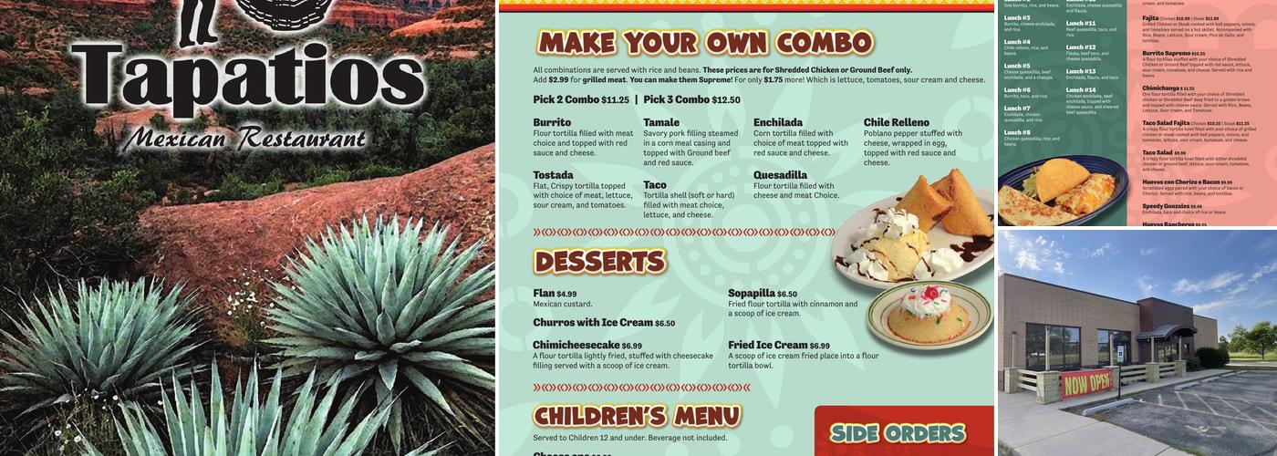 Tapatios Menu