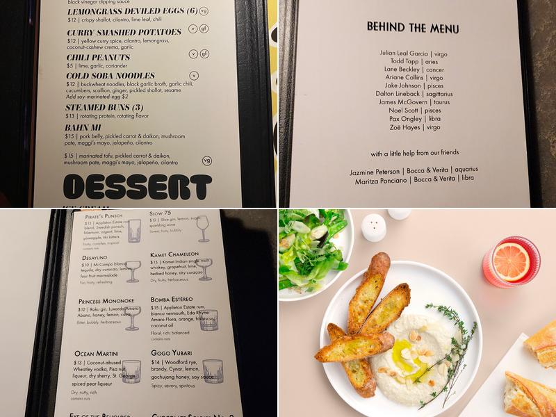 Nowhere Special Menu