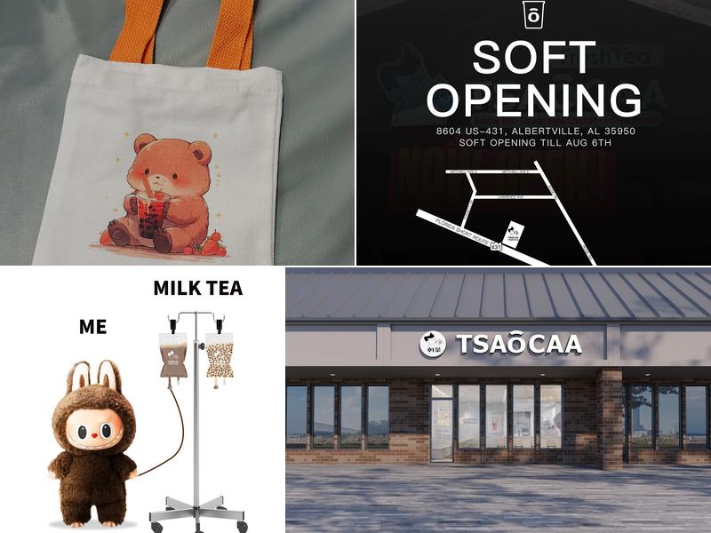 Tsaocaa Bubble Tea 朝茶 11770 W 135th St, Overland Park