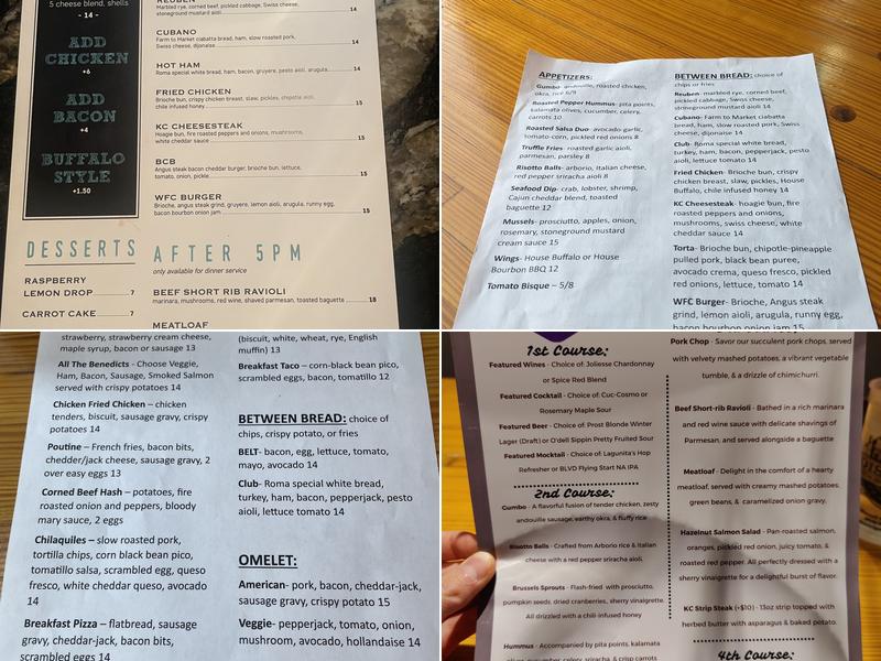 District Pour House Menu