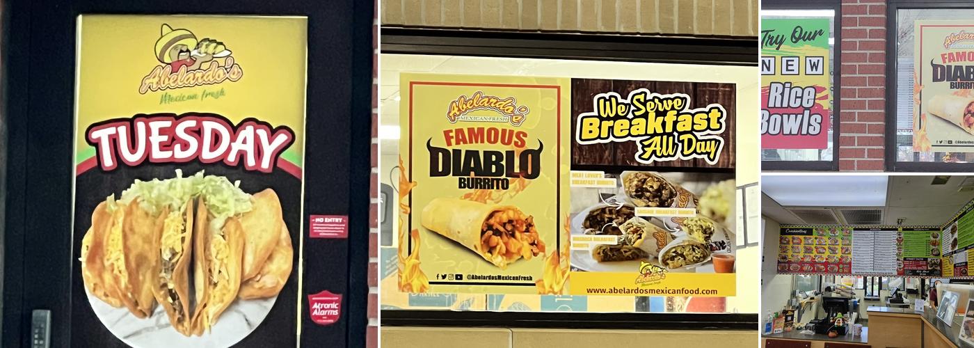 Abelardo's Mexican Fresh Menu