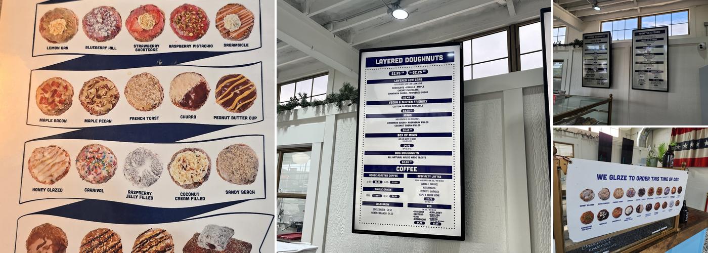 Parlor Doughnuts Menu