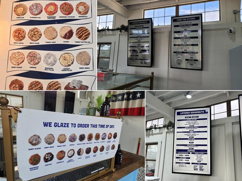 Parlor Doughnuts Menu