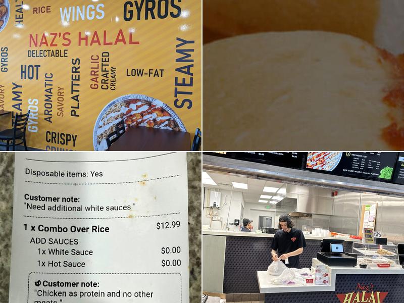 Nazs Halal Food - Odenton Menu