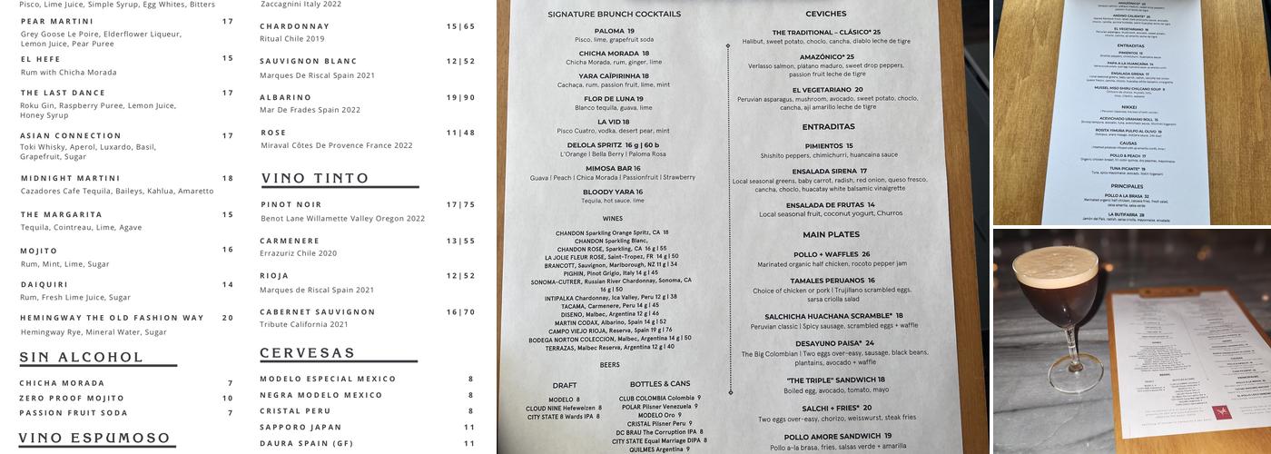 Yara Menu