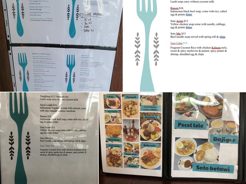 Artha Rini Indonesian Restaurant, Kensington Menu, Reviews (73