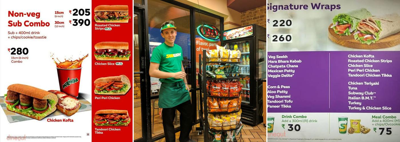 Subway Menu