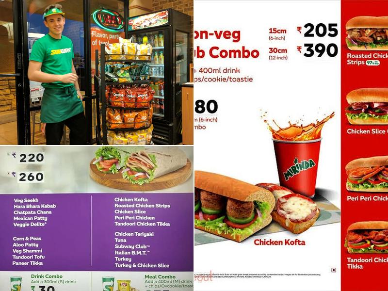 Subway Menu