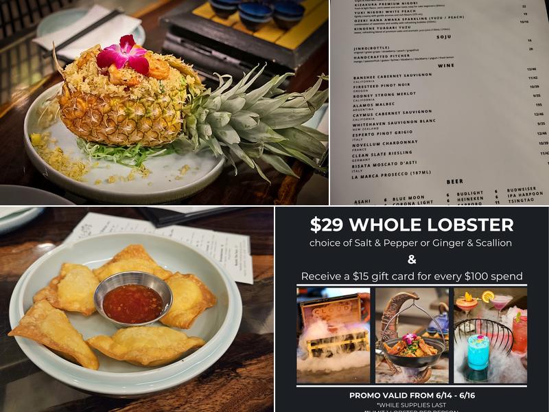 Cloud Asian Fusion & Bar Menu