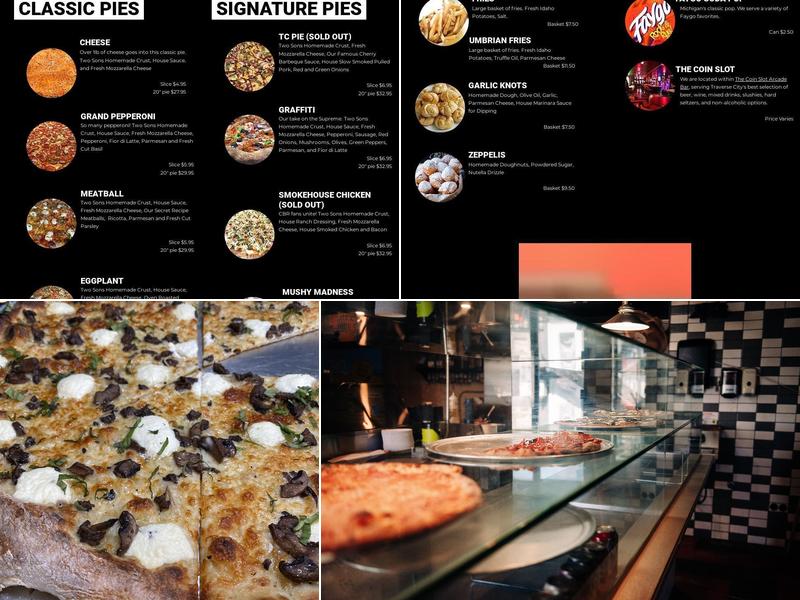 Two Sons Pizza Menu