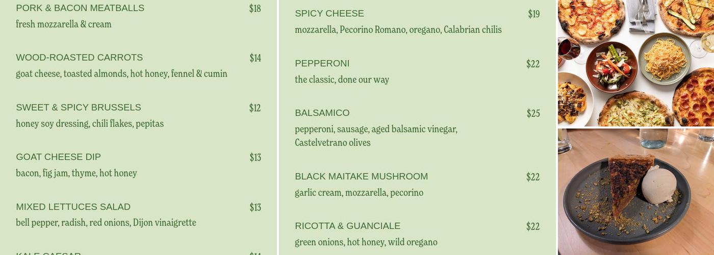 Myrth Menu