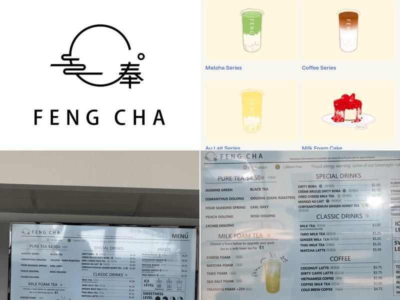 FENG CHA Menu