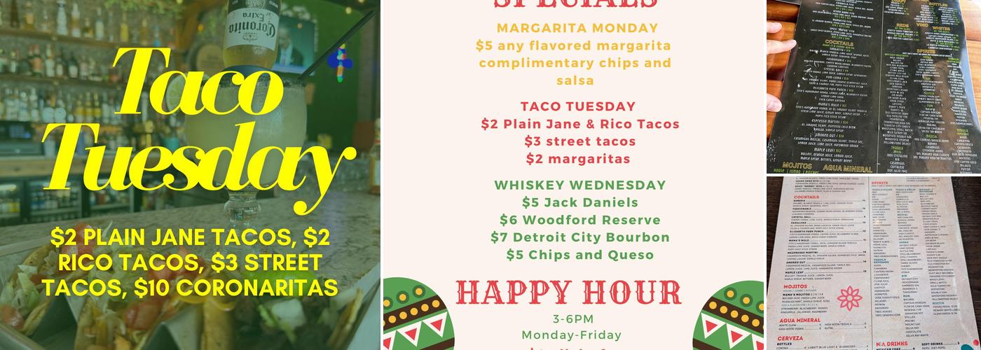 Mamacitas Mod Mex Menu