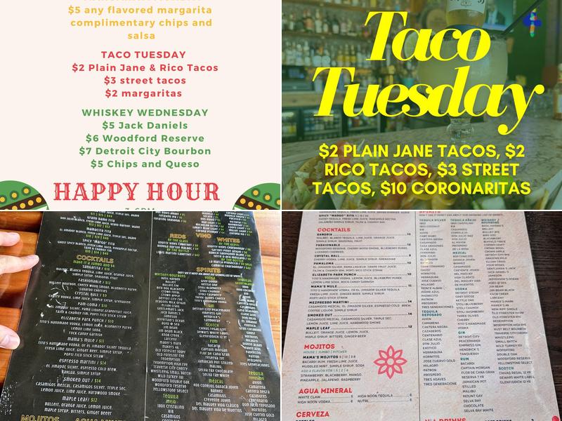 Mamacitas Mod Mex Menu