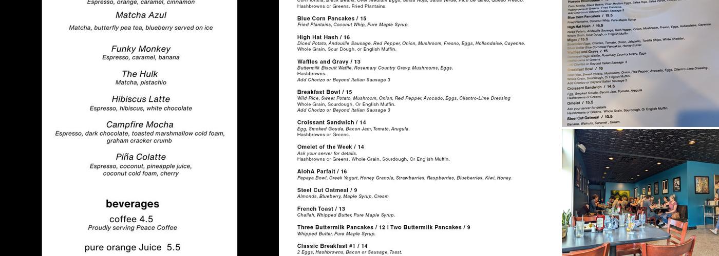 The High Hat Menu