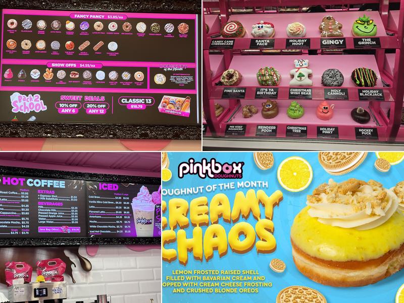 Pinkbox Doughnuts Menu