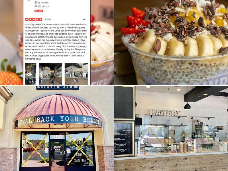 RAWBRY Juice Bar, Acai & Cafe