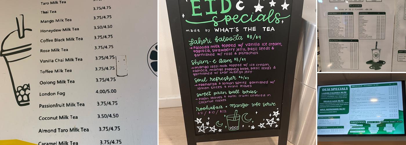 what's the tea | Bubble Tea | Boba Tea Menu