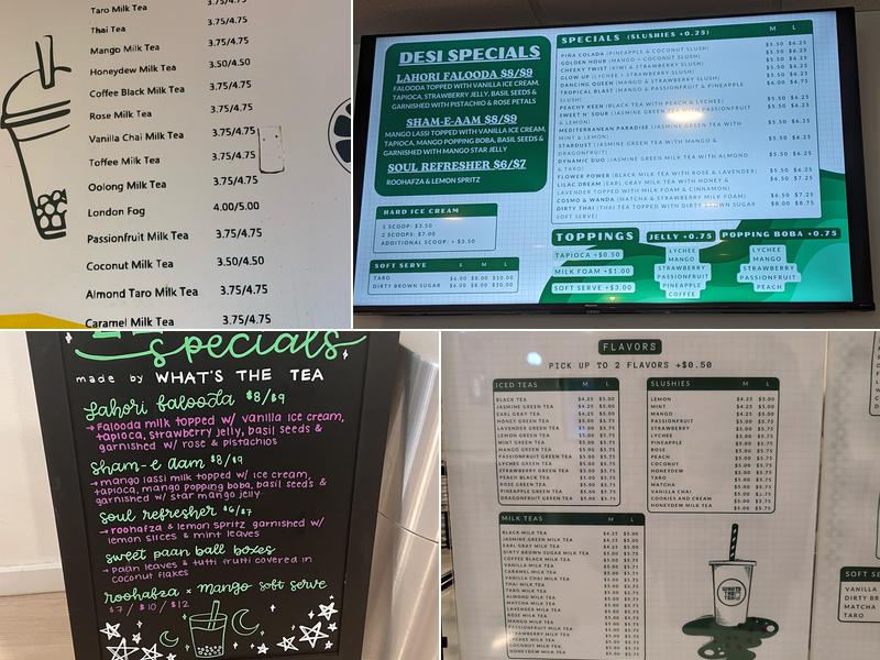 what's the tea | Bubble Tea | Boba Tea Menu